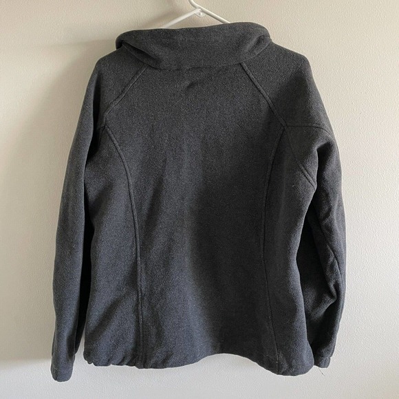 Columbia Fleece Jacket Womens Size 1X Dark Grey Full Zip - Picture 4 of 6